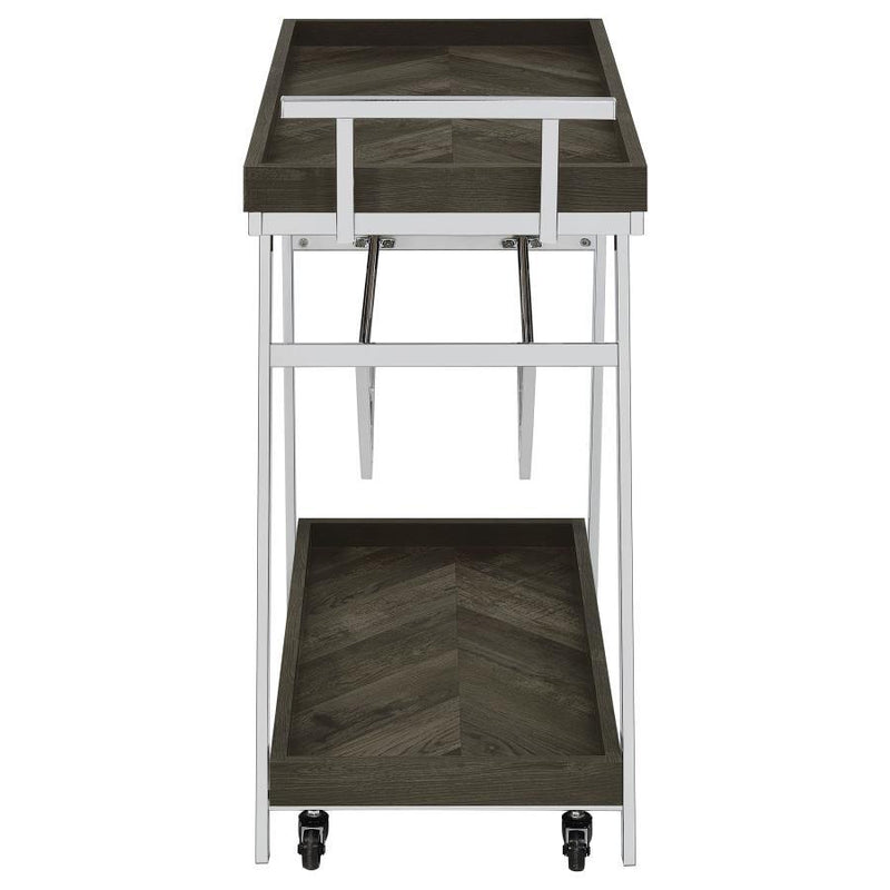 Kinney - 1-Drawer Engineered Wood Bar Cart