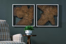 Landley - Wall Decor Set (Set of 2) - Brown / White