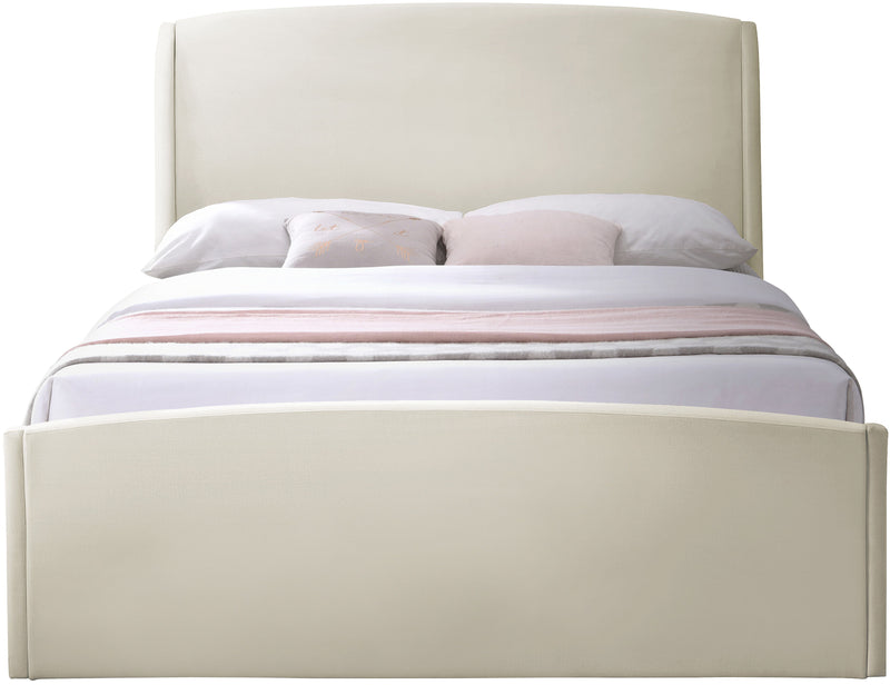 Tess - King Bed - Cream