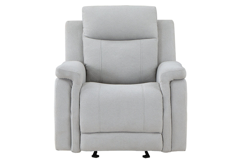 U1797 - Reclining Sofa / Console Reclining Loveseat / Glider Recliner - Gray