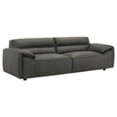 Buxton - Top Grain Leather Upholstered Sofa