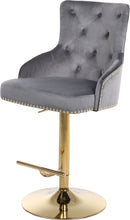 Claude - Adjustable Stool with Gold Base