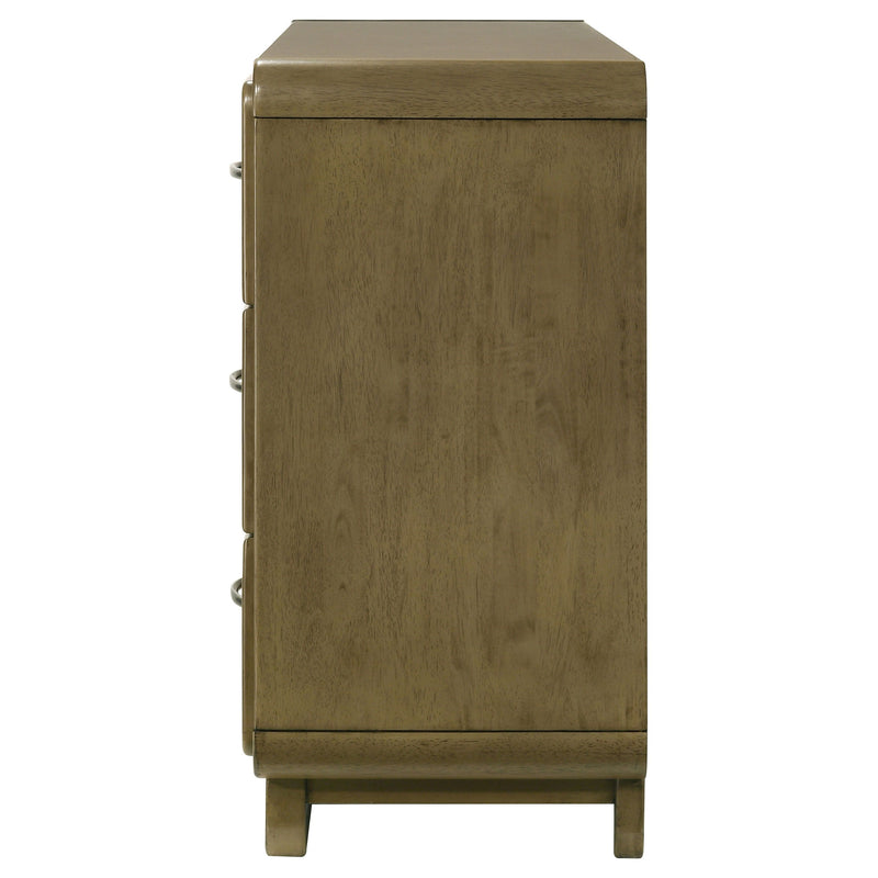 Amsbury - 6-Drawer Dresser Cabinet - Nutmeg