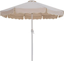 Amalfi - Patio Umbrella - Light Brown Base / White Pole