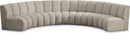 Infinity - 5 Piece Boucle Modular Sectional