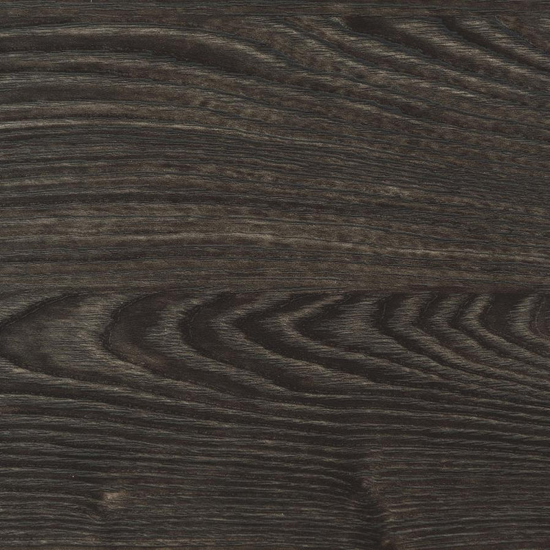 Edgerton - Round Wood Top Bar Table - Dark Oak And Chrome