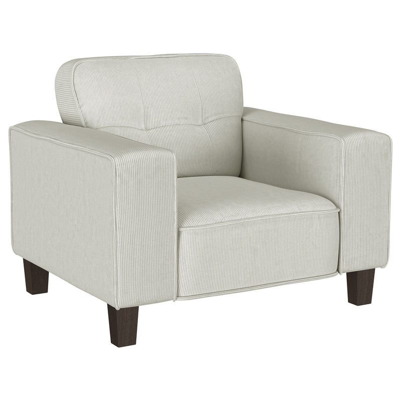 Deerhurst - Upholstered Tufted Track Arm Sofa Set