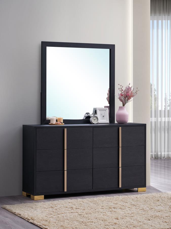 Marceline - 6-drawer Dresser With Mirror