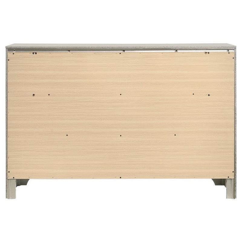 Salford - 7-Drawer Dresser - Metallic Sterling