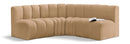Arc - Velvet 4 Piece Corner Modular Sofa