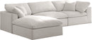 Cozy - 4 Piece Modular Sectional With Chaise