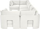 Hammond - Velvet Performance Fabric Upholstered 7 Piece U-Shaped Sectional