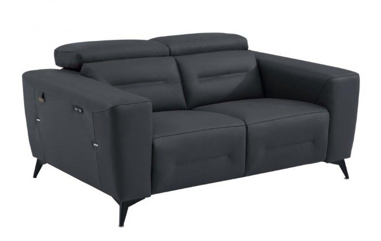 989 - Power Reclining Loveseat With Power Headrest