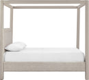 Salina - Linen Textured Fabric Upholstered Bed