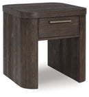Neo - Square End Table - Rich Brown