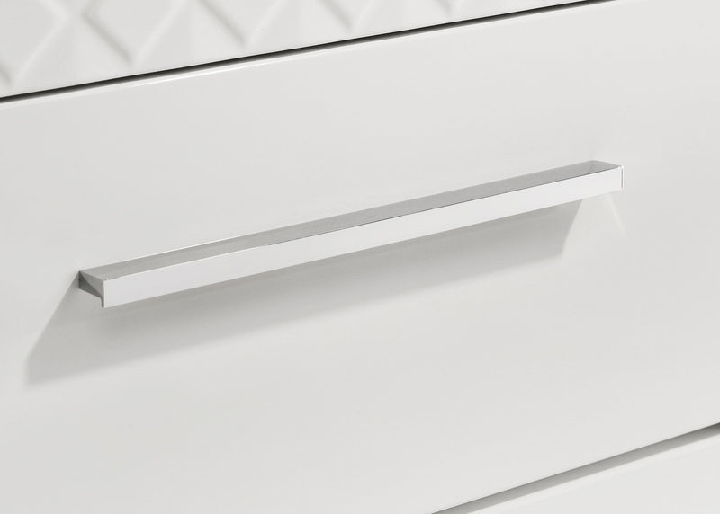 Ives - 6-Drawer Dresser Cabinet - White High Gloss