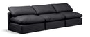 Indulge - Faux Leather 3 Seat Modular Armless Sofa