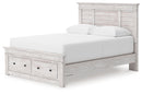 Makidern - Panel Storage Bed
