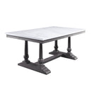 Yabeina - Dining Table - Marble Top Top & Gray Oak