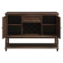 Parkins - 2 Door Sideboard Buffet Cabinet - Rustic Espresso