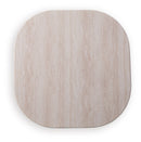 Dolan Creek - Square End Table - Beige / Brown