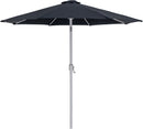 Fiji - Aluminum Patio Umbrella With Square Black And White Base