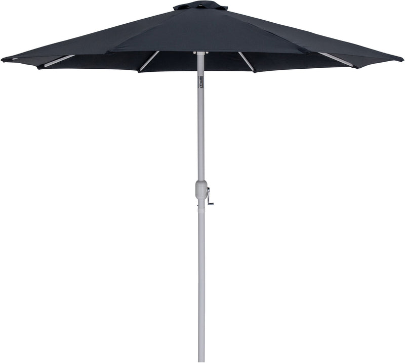 Fiji - Aluminum Patio Umbrella With Square Black And White Base