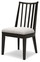Galliden - Dining Upholstered Side Chair (Set of 2) - Black