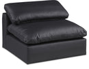 Comfy - Faux Leather Armless Chair