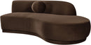 Avra - 86" Velvet Performance Fabric Upholstered Sofa
