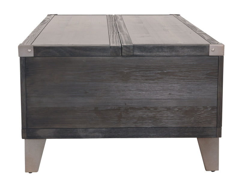 Todoe - Dark Gray - Lift Top Cocktail Table