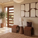 Sable - Velvet Performance Fabric Upholstered Bench