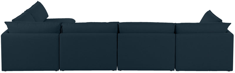 Mackenzie - Modular Sectional 5 Piece- Navy