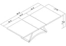D313 - Dining Table - White