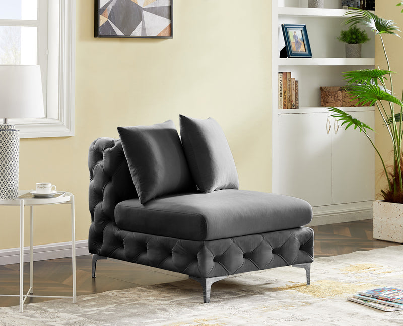 Tremblay - Armless Chair - Gray