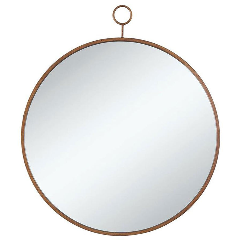 Eulaina - Round Wall Mirror - Gold