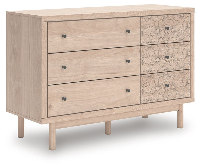 Arloster - Tan - Six Drawer Dresser