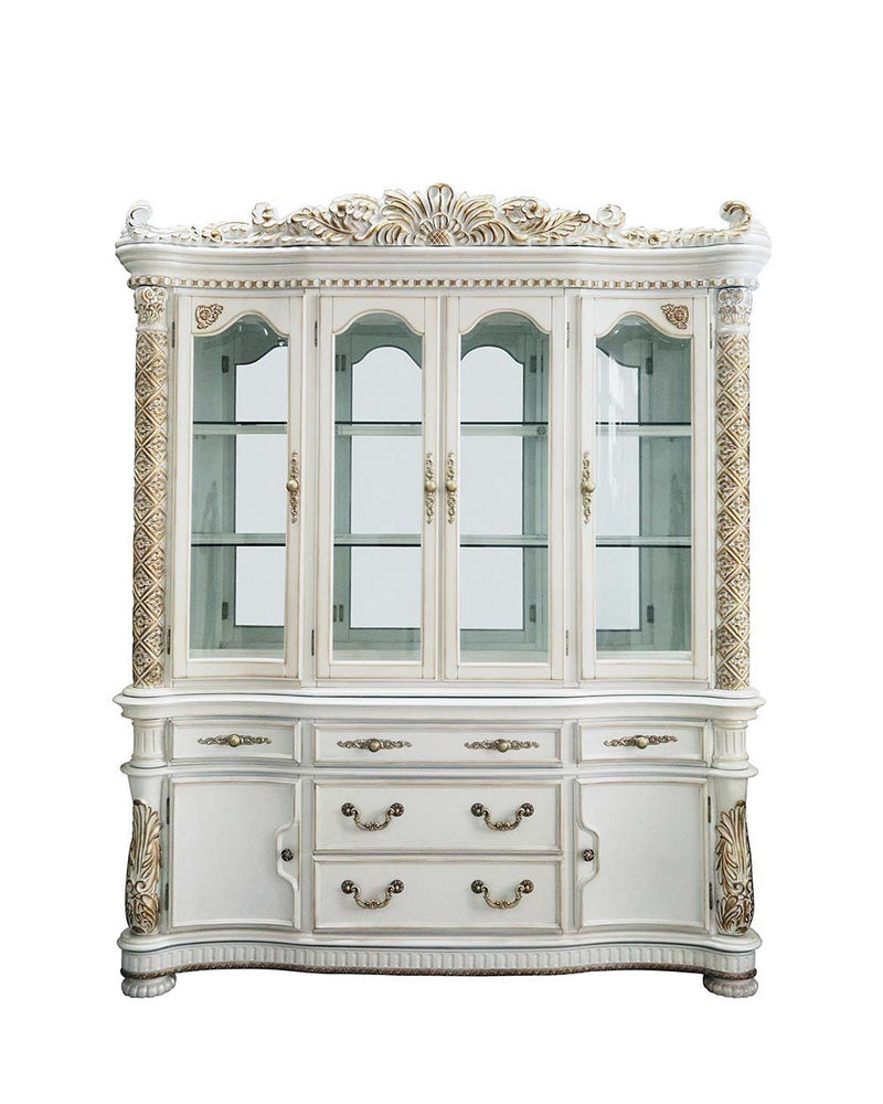 Vendom - Hutch & Buffet - Antique Pearl Finish