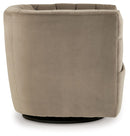 Hayesler - Swivel Accent Chair - Cocoa