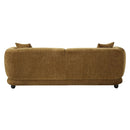 Lennox - Sofa With 2 Pillows - Brown Chenille