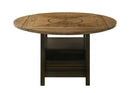 Oakly - Counter Height Table - Charcoal / Light Brown