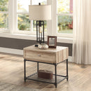 Brantley II - End Table - Oak & Sandy Black