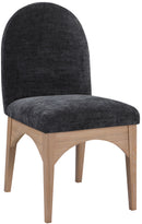 Waldorf - Chenille Dining Side Chair With Natural Legs