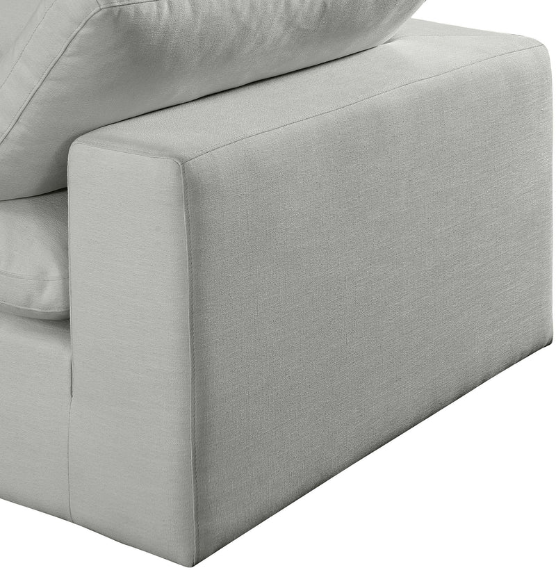 Comfy - 4 Piece Linen Fabric Modular Sectional With Chaise