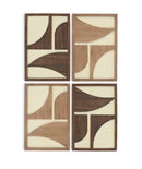 Cadence - 4 Piece Two-Color Wall Art