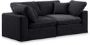 Comfy - Velvet Modular Sofa 2 Seats