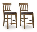 Urbinforte - Upholstered Barstool (Set of 2) - Light Brown