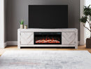 Cayboni - LG TV Stand With Fireplace Option