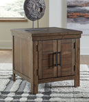 Moriville - Rectangular End Table - Grayish Brown