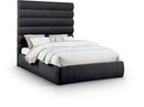 Adam - Chenille Fabric Bed With 70.5" Headboard